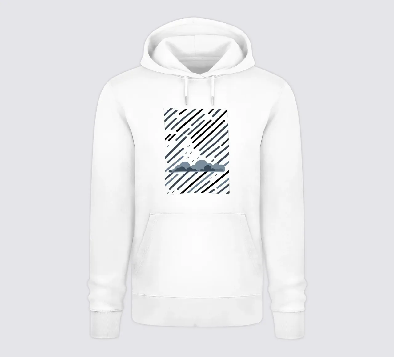 Linee di pioggia felpa con cappuccio da LIFESTYLE OBJECTS