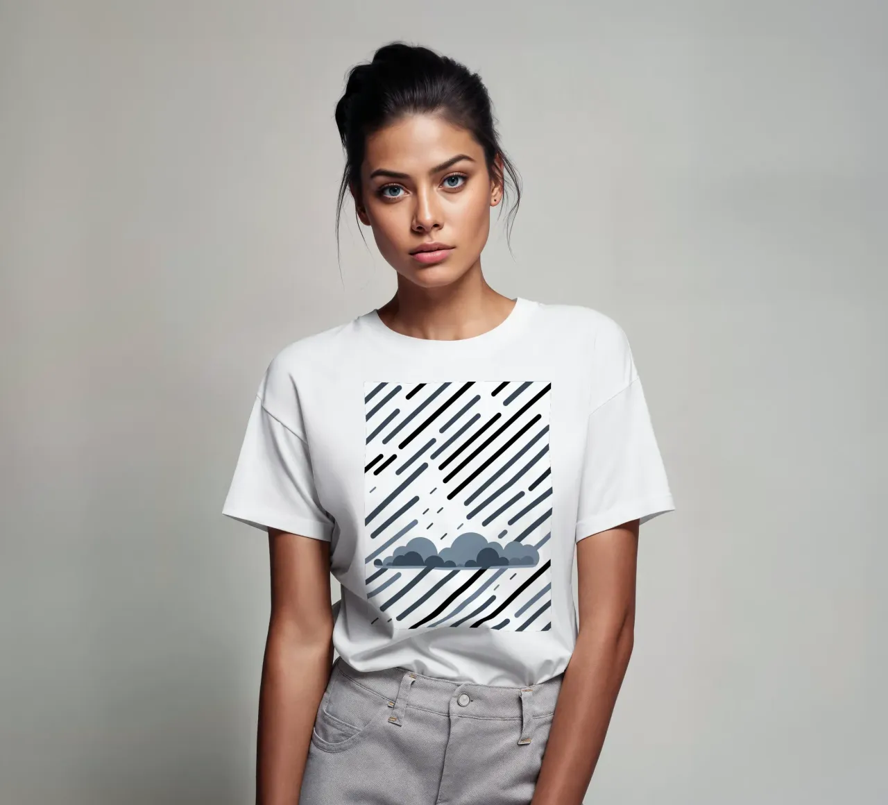 Linee di pioggia t-shirt da LIFESTYLE OBJECTS
