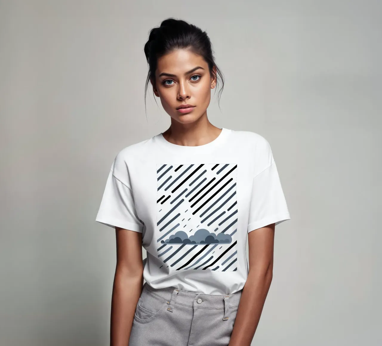 Linee di pioggia t-shirt da LIFESTYLE OBJECTS