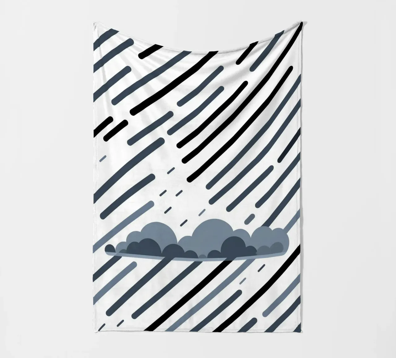 Linee di pioggia coperta in pile da LIFESTYLE OBJECTS