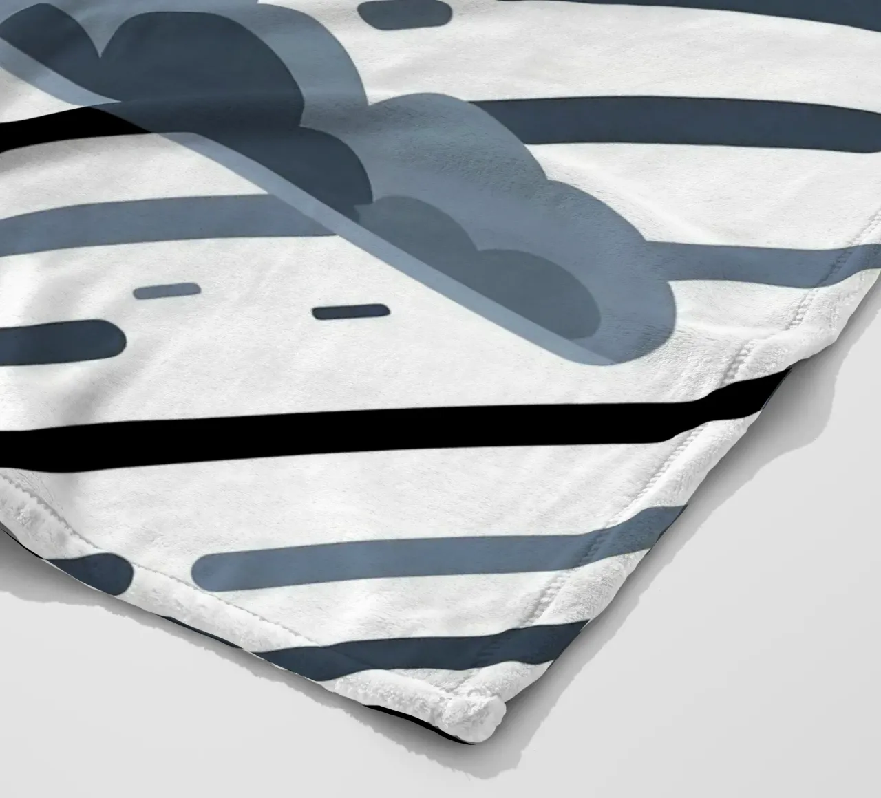 Linee di pioggia coperta in pile da LIFESTYLE OBJECTS