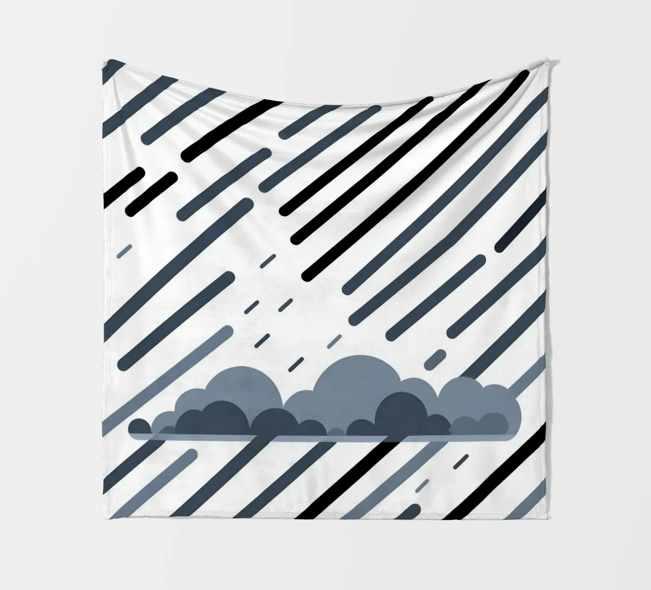 Linee di pioggia coperta in pile da LIFESTYLE OBJECTS