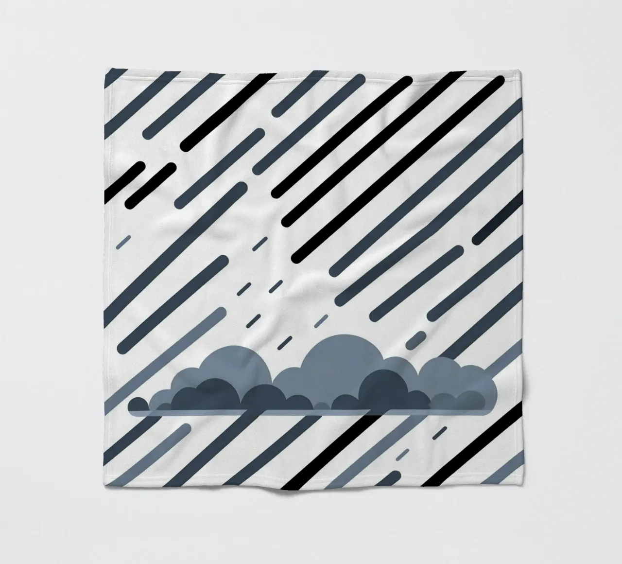 Linee di pioggia coperta in pile da LIFESTYLE OBJECTS