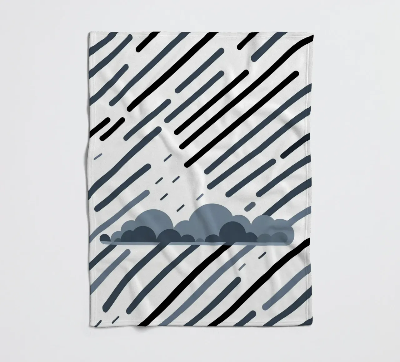 Linee di pioggia coperta in pile da LIFESTYLE OBJECTS