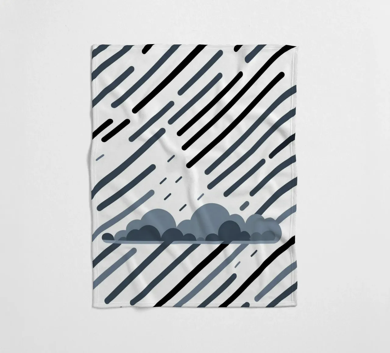 Linee di pioggia coperta in pile da LIFESTYLE OBJECTS