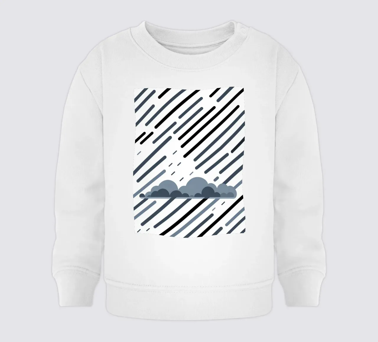 Linee di pioggia felpa neonato da LIFESTYLE OBJECTS
