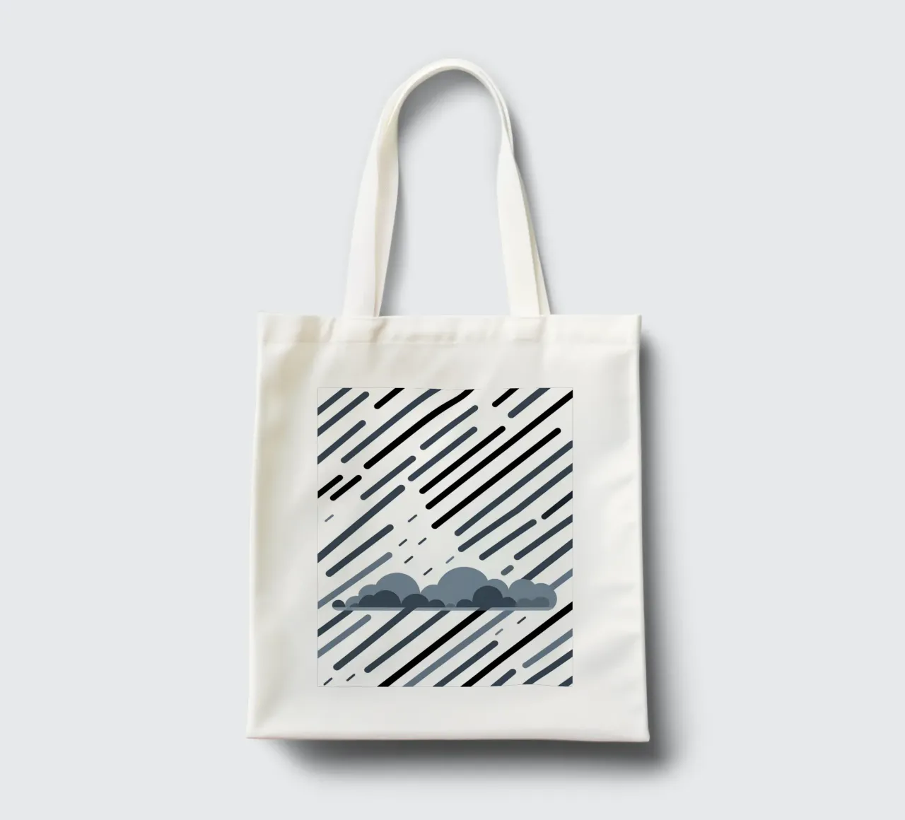 Linee di pioggia borsa in juta da LIFESTYLE OBJECTS