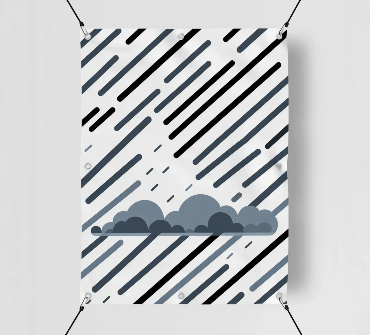 Linee di pioggia telo in pvc da LIFESTYLE OBJECTS