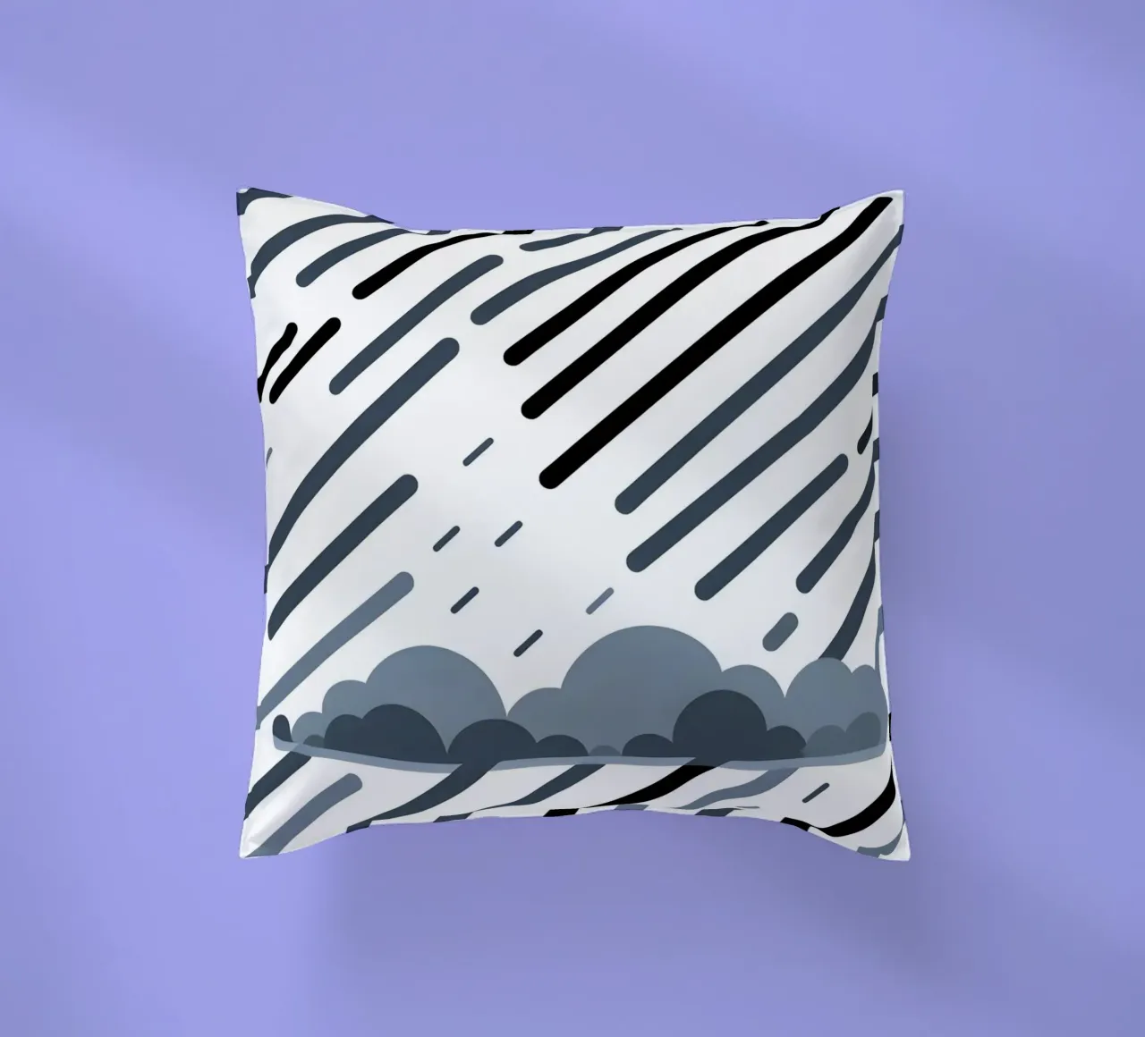 Linee di pioggia cuscino da LIFESTYLE OBJECTS