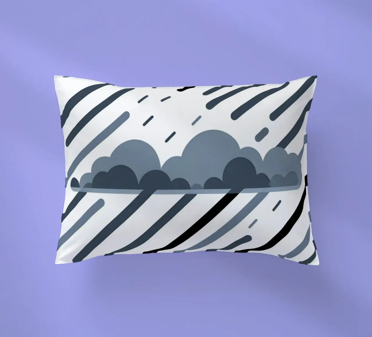 Linee di pioggia cuscino da LIFESTYLE OBJECTS