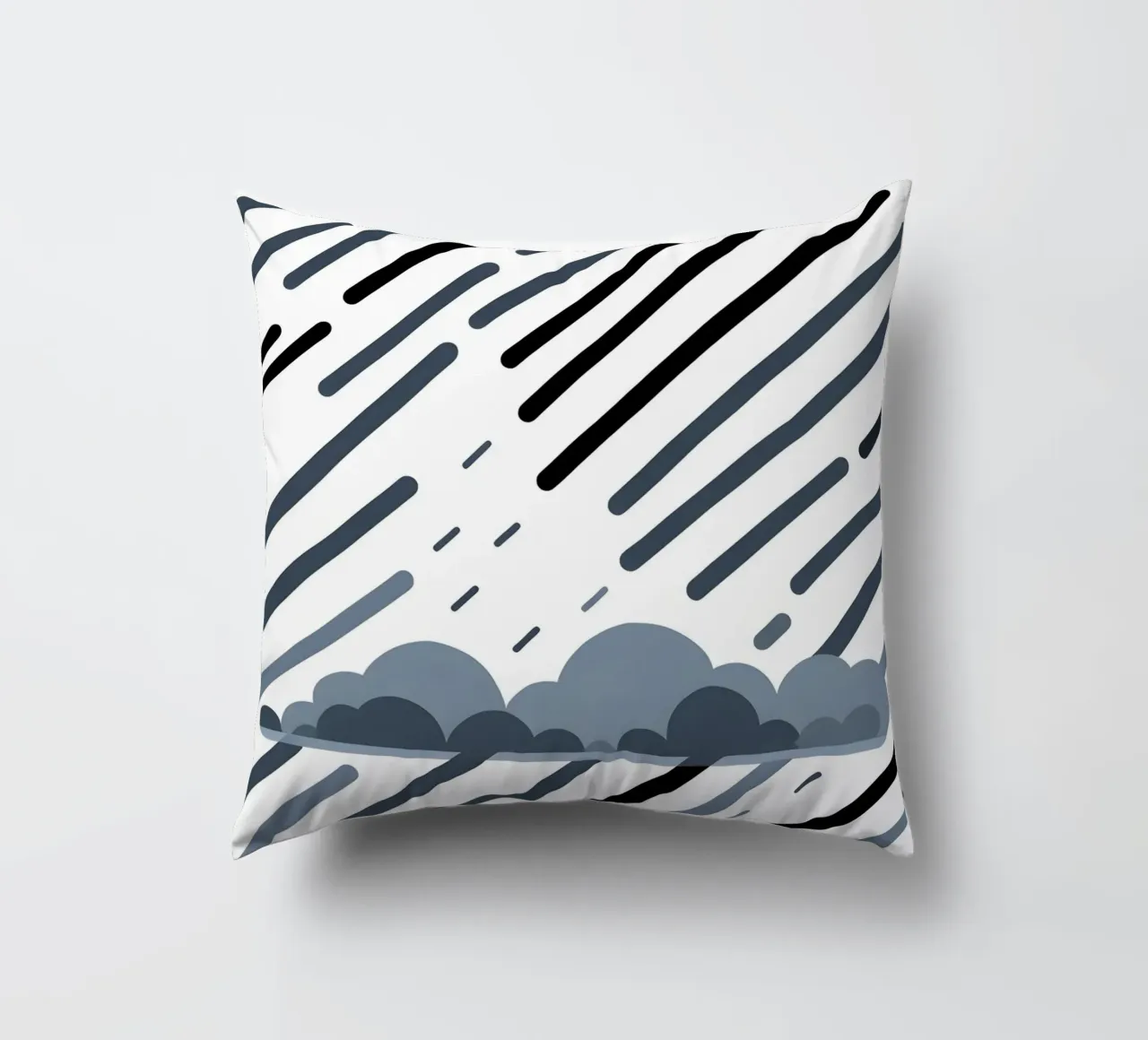 Linee di pioggia cuscino da LIFESTYLE OBJECTS