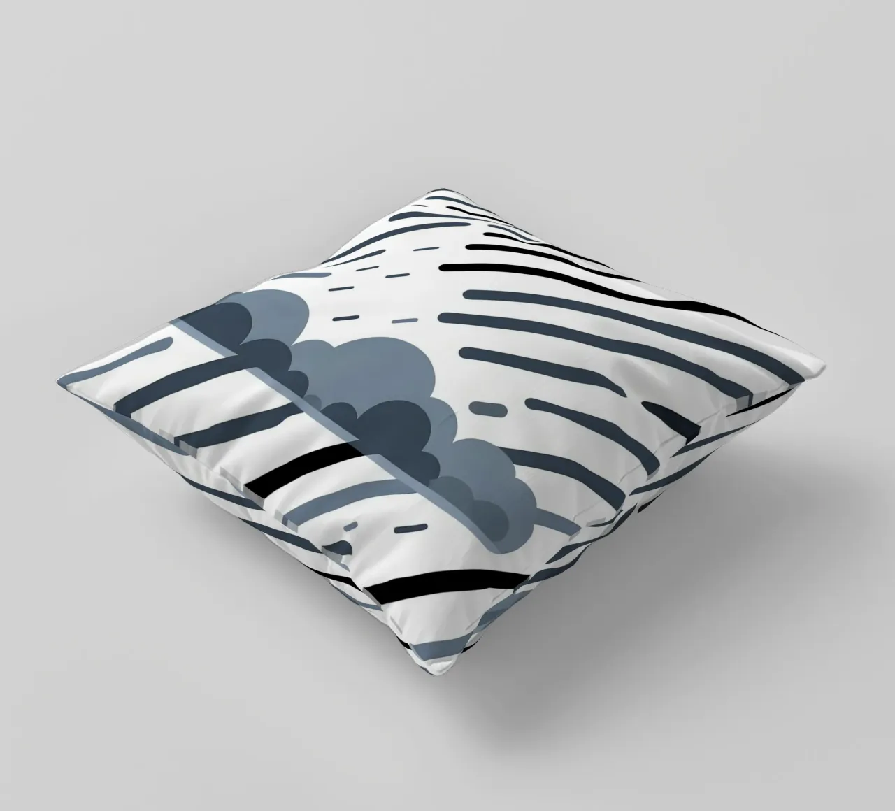 Linee di pioggia cuscino da LIFESTYLE OBJECTS