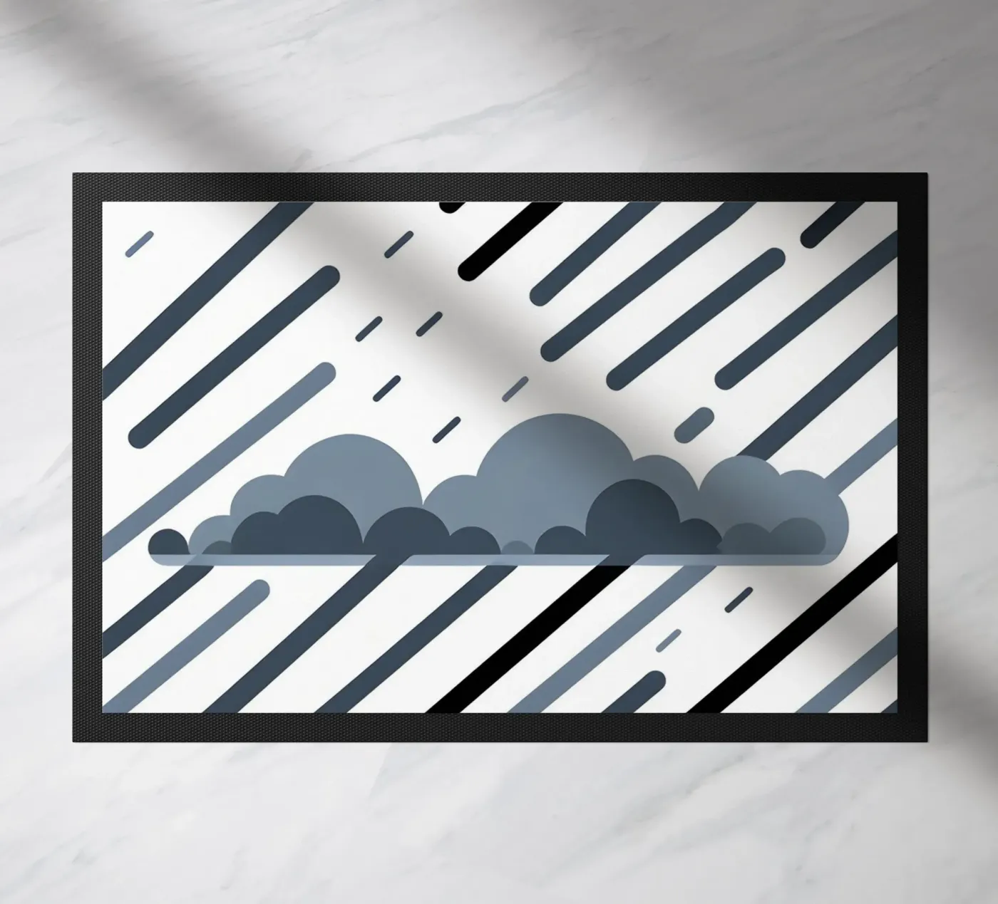 Rain lines doormat by LIFESTYLE OBJECTS