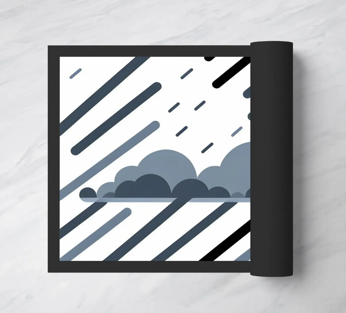 Rain lines doormat by LIFESTYLE OBJECTS