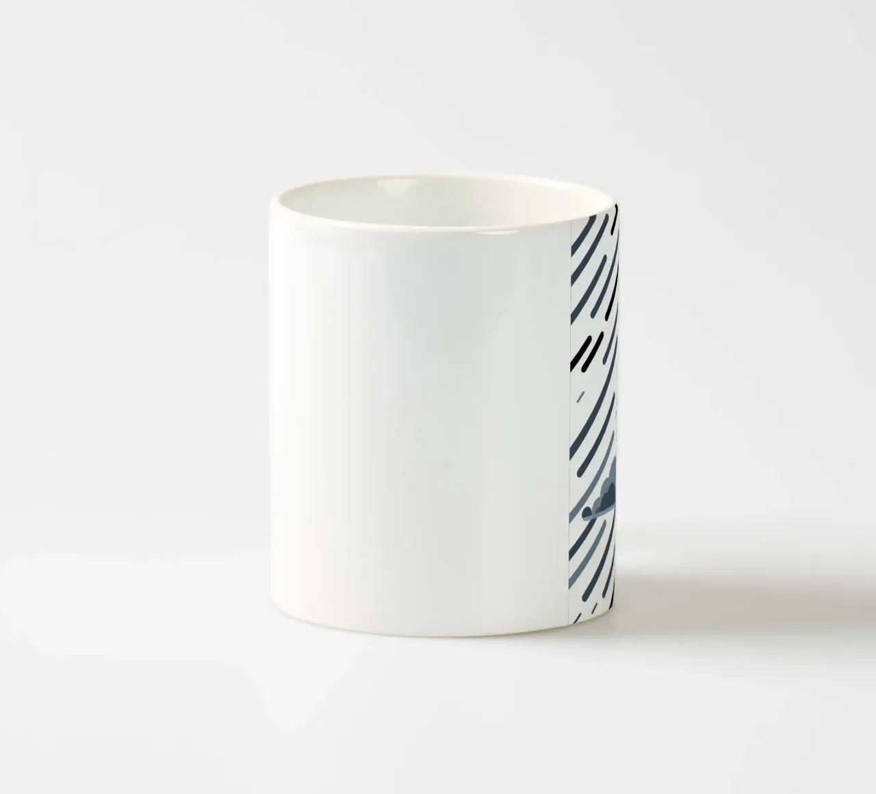 Linee di pioggia tazza in ceramica da LIFESTYLE OBJECTS