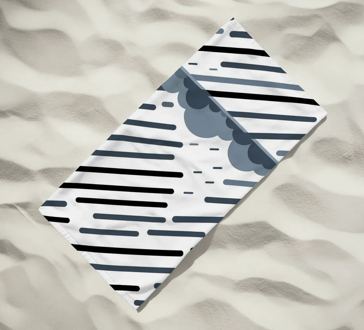 Linee di pioggia telo mare da LIFESTYLE OBJECTS