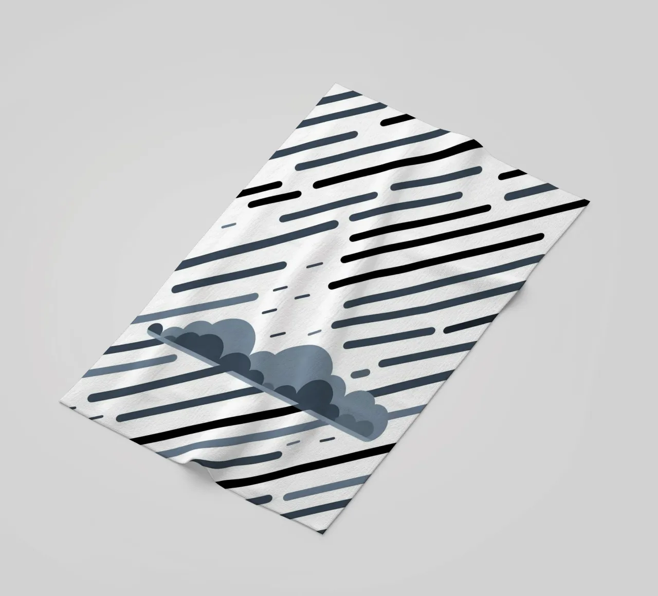 Linee di pioggia telo mare da LIFESTYLE OBJECTS