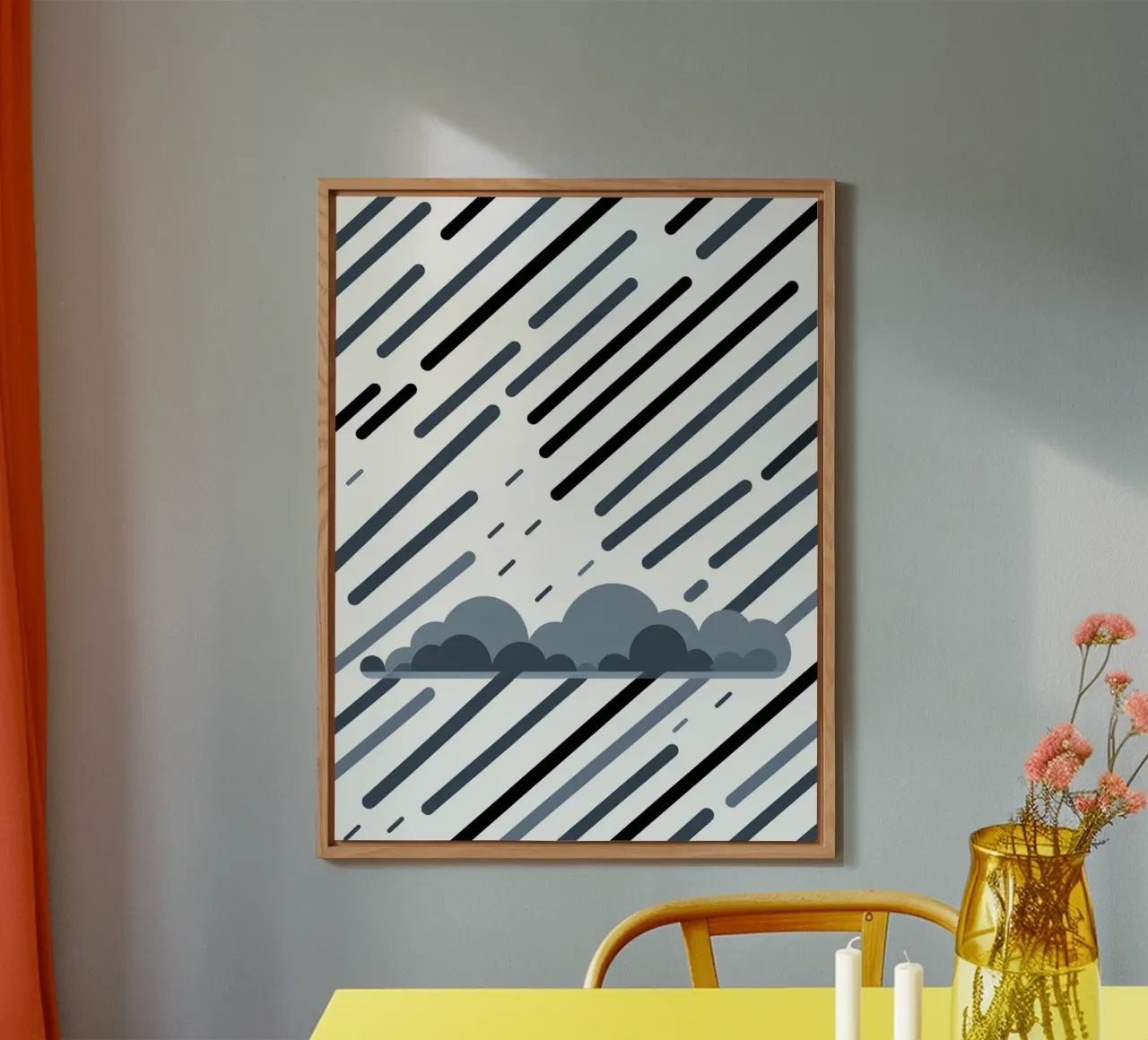 Linee di pioggia alluminio dibond da LIFESTYLE OBJECTS