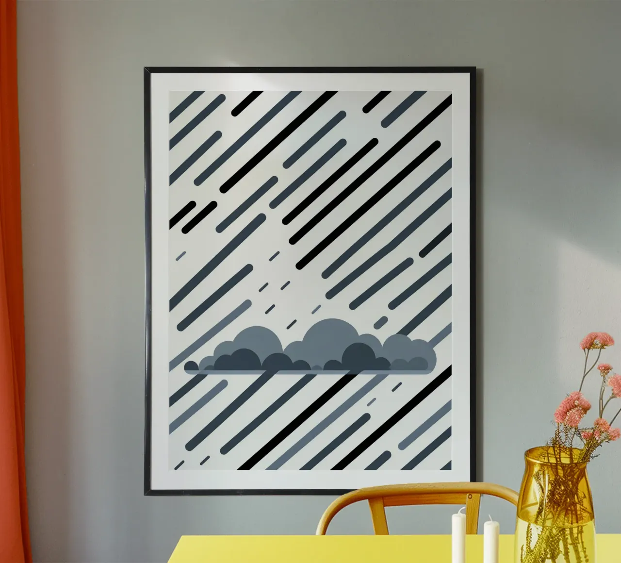 Linee di pioggia carta hahnemühle da LIFESTYLE OBJECTS