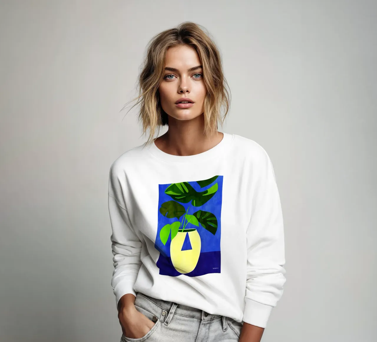 Dark Monstera felpa da Bo Anderson
