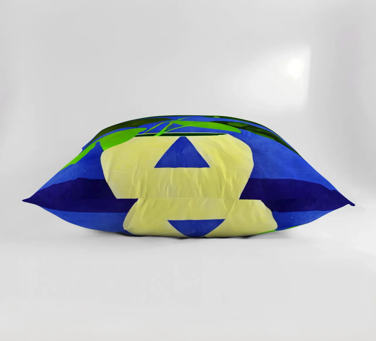 Dark Monstera decorative cushion by Bo Anderson