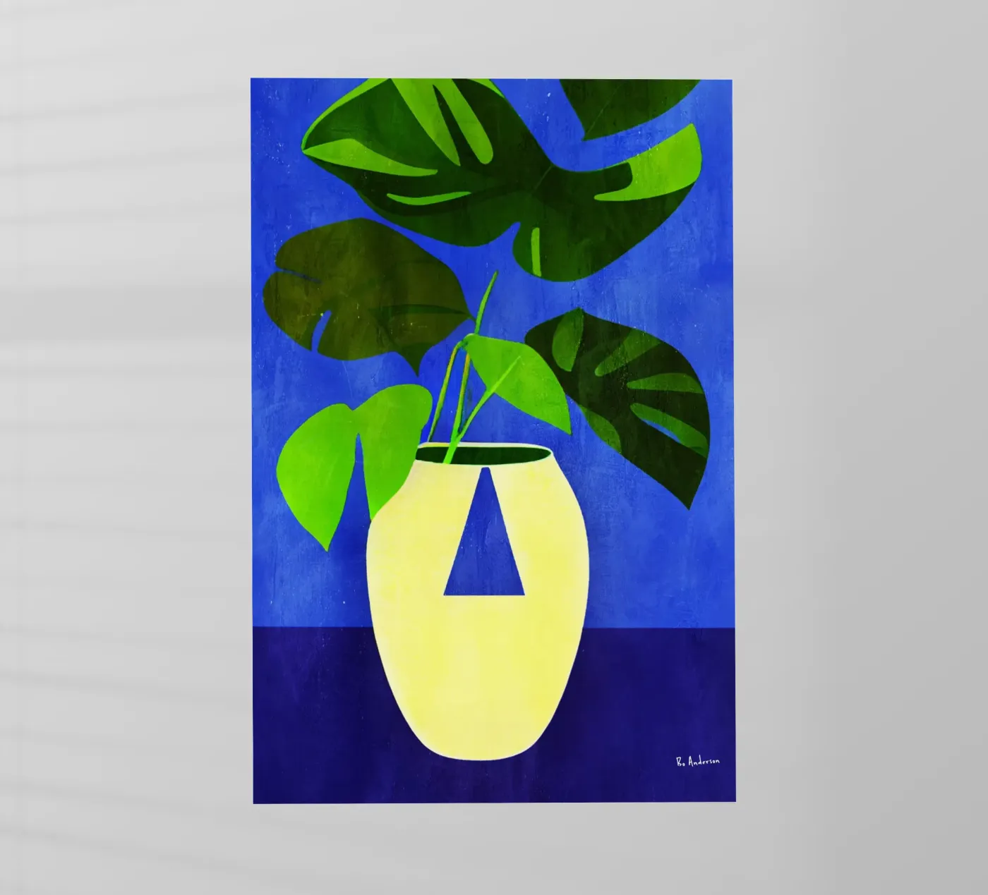 Dark Monstera pellicola backlit da Bo Anderson
