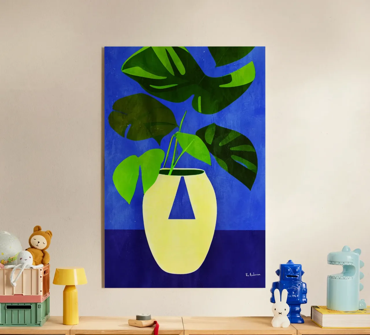 Dark Monstera plexiglass da Bo Anderson