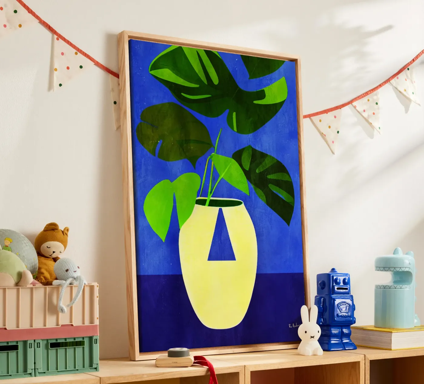 Dark Monstera tela da Bo Anderson