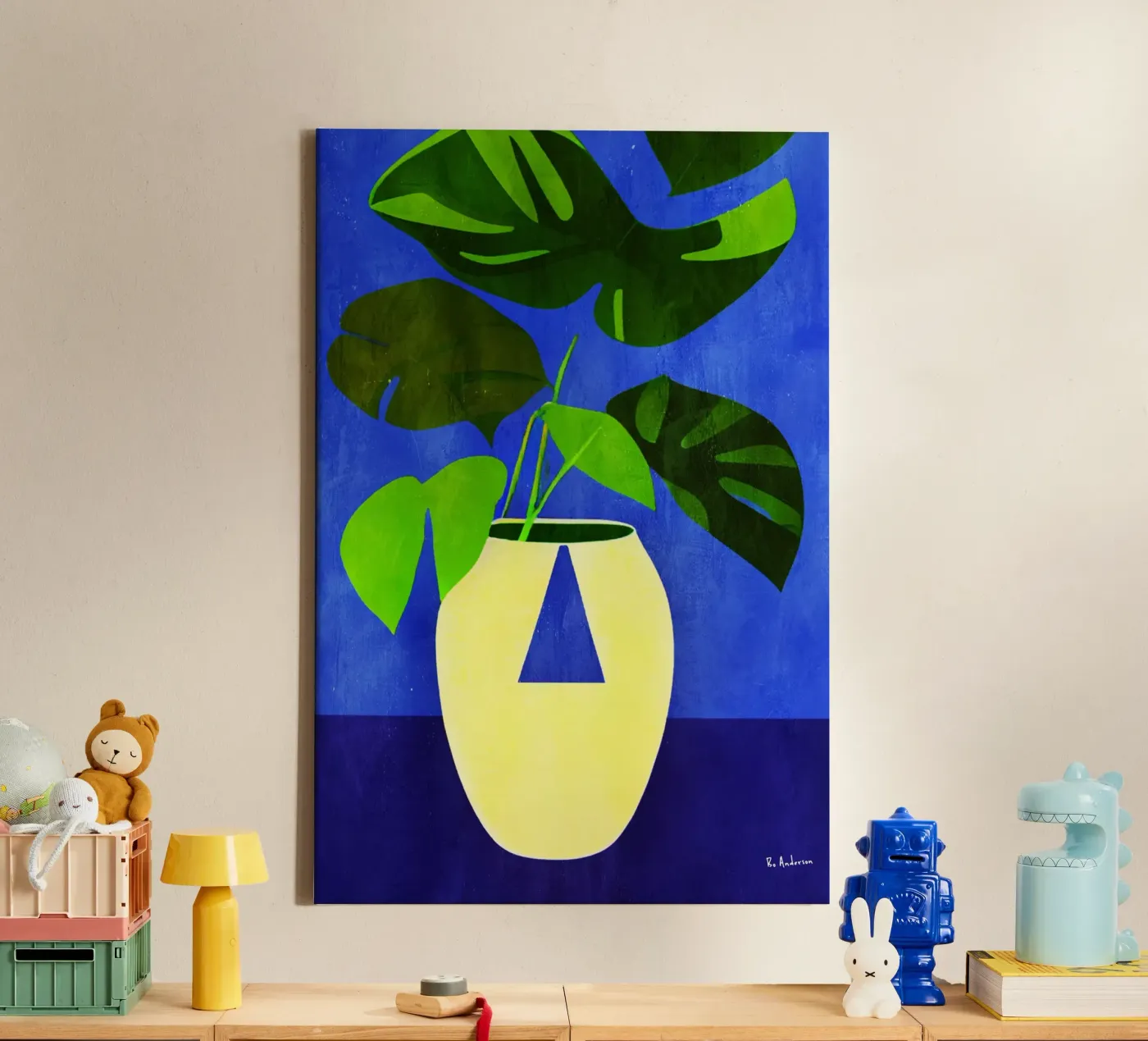 Dark Monstera tela da Bo Anderson