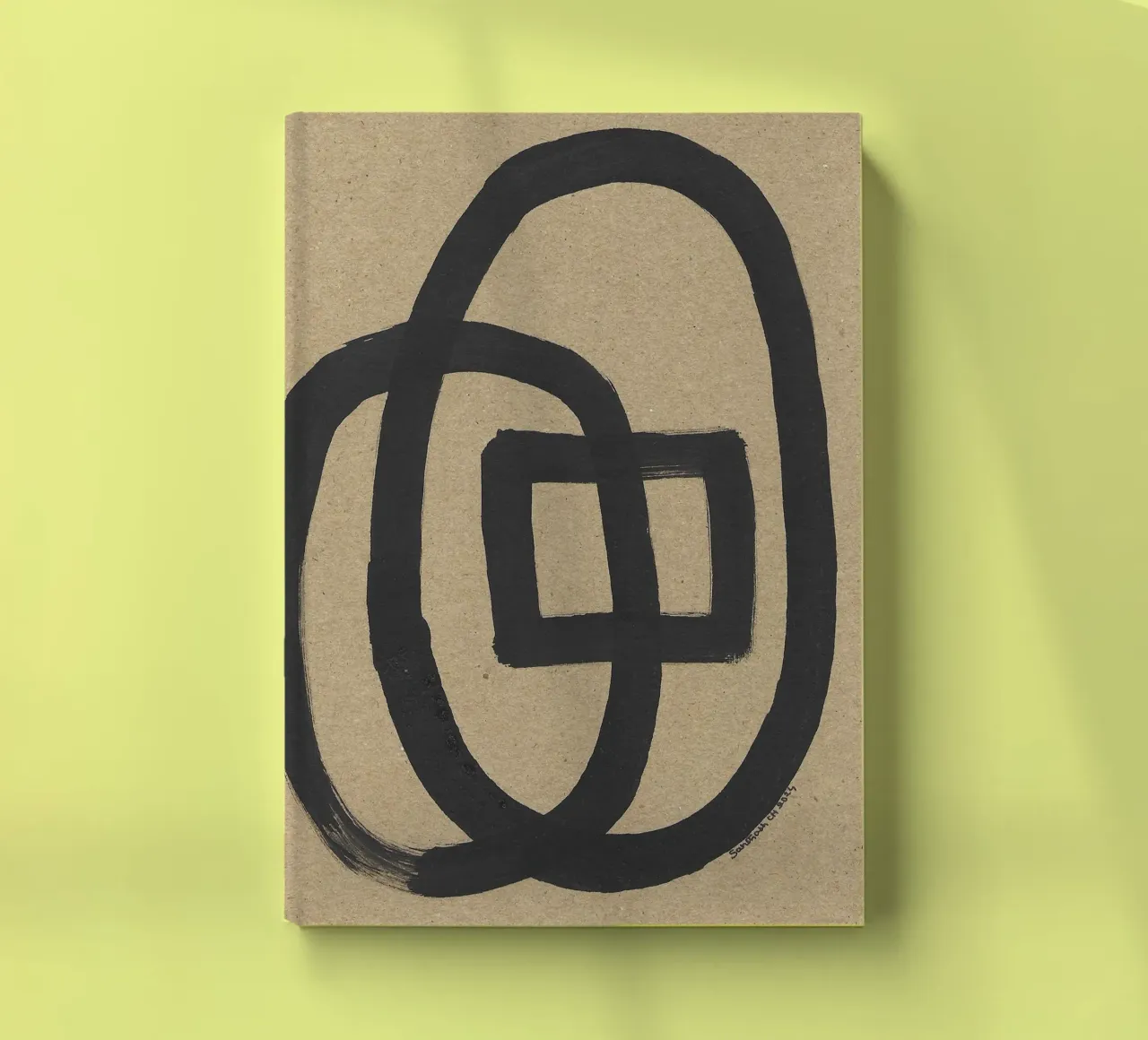 Abstract Way XIX notebook by Santhosh CH