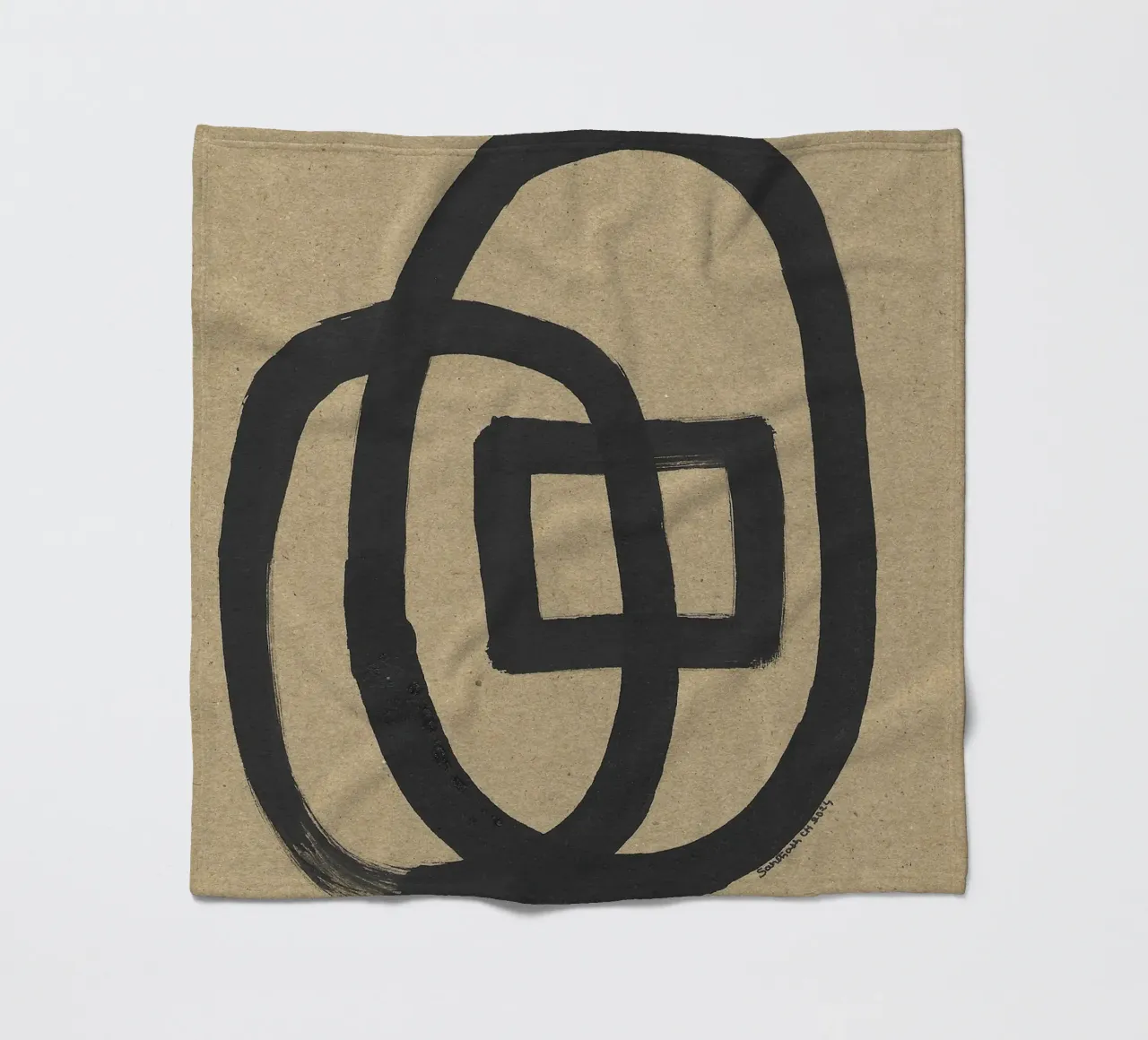 Abstract Way XIX fleece blanket by Santhosh CH