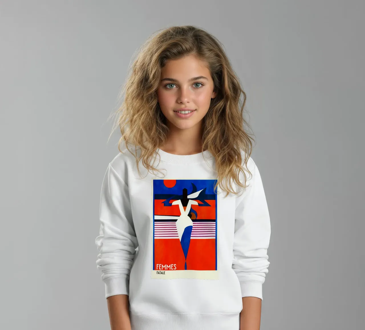 Femmes Fatale Kinder Sweatshirt von Bo Anderson