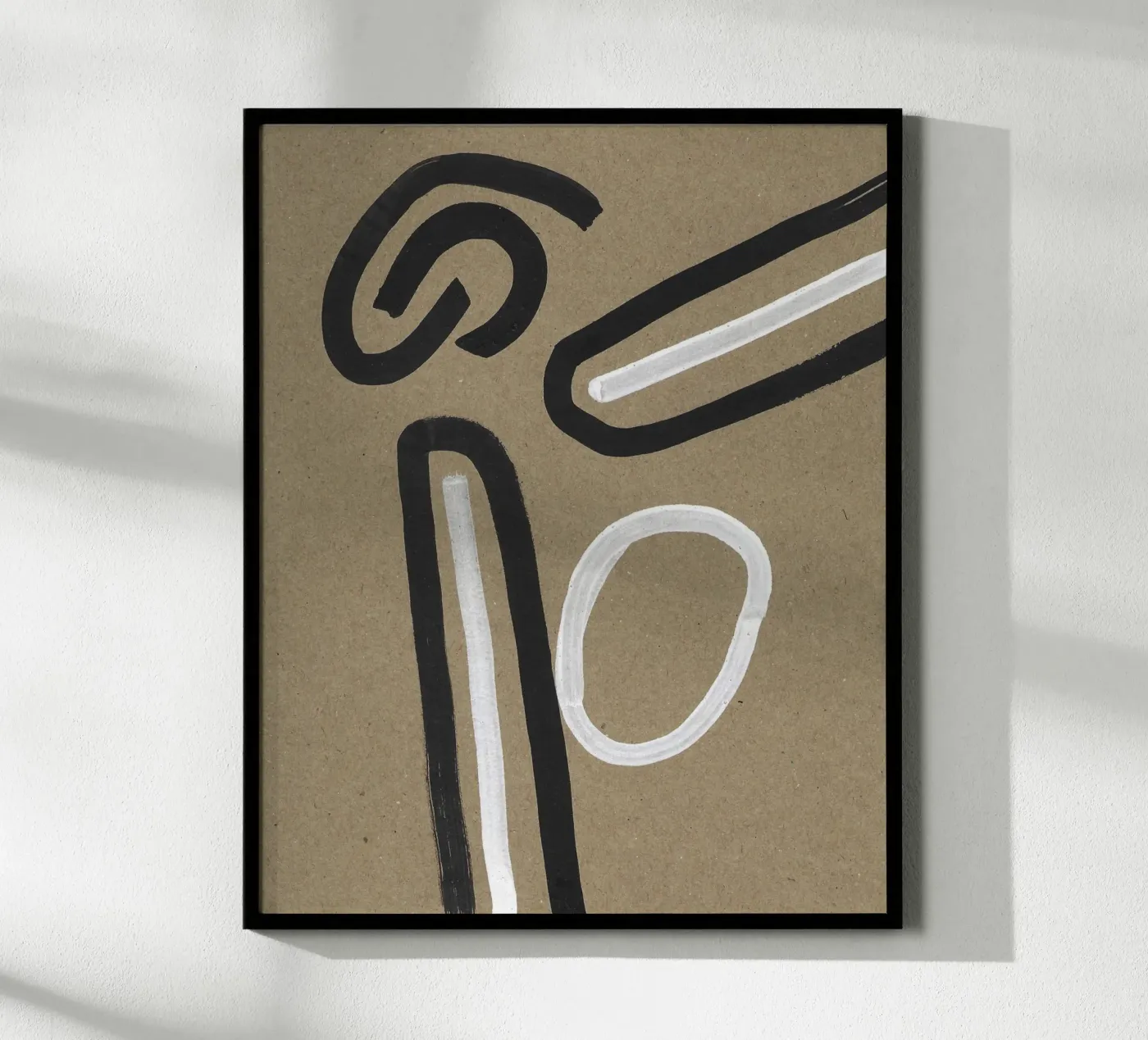 Monochrome Pathways poster by Santhosh CH