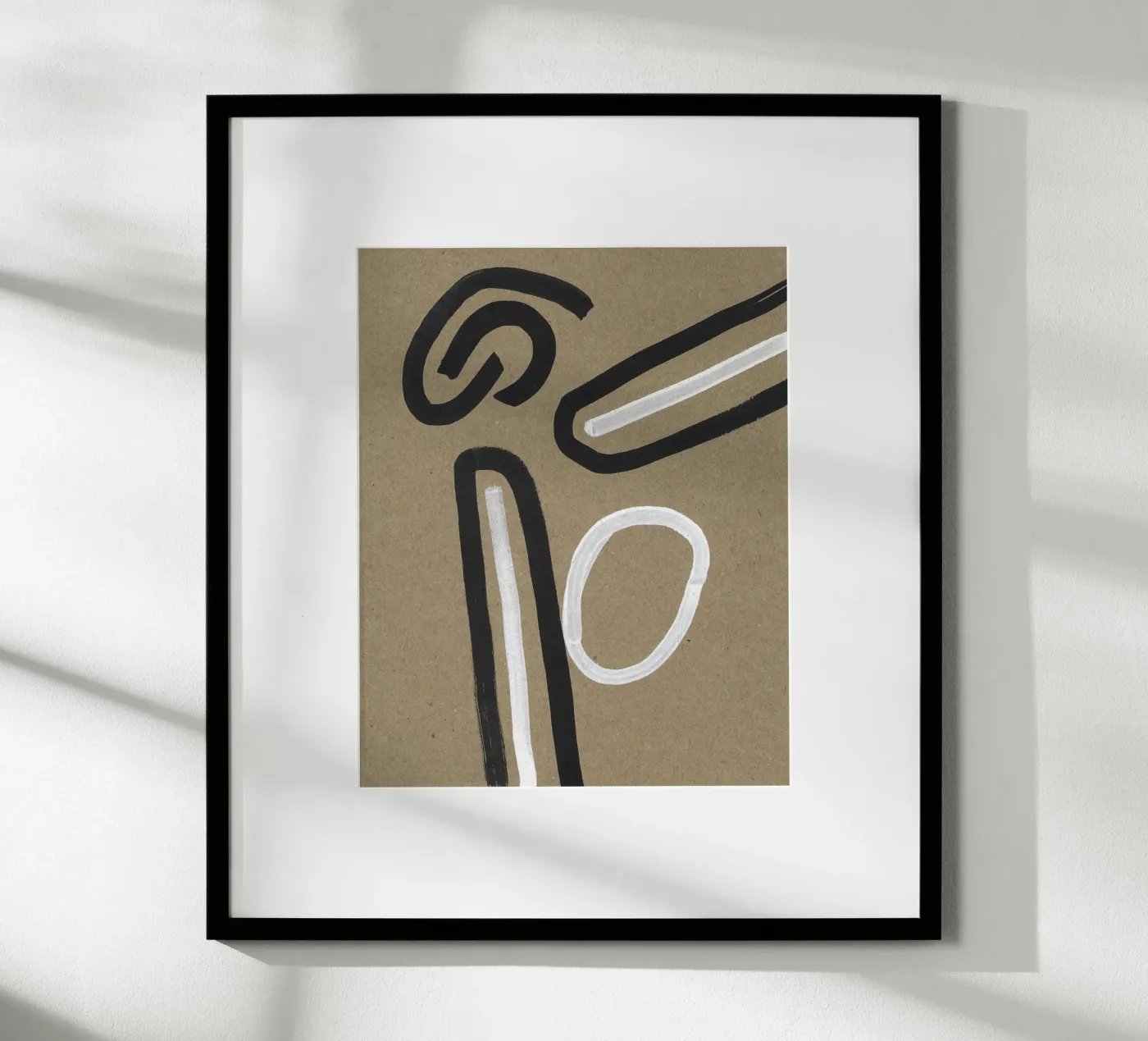 Monochrome Pathways poster by Santhosh CH