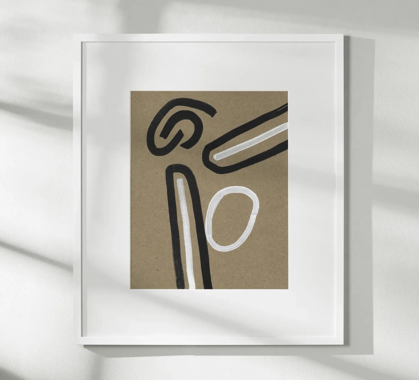 Monochrome Pathways poster by Santhosh CH