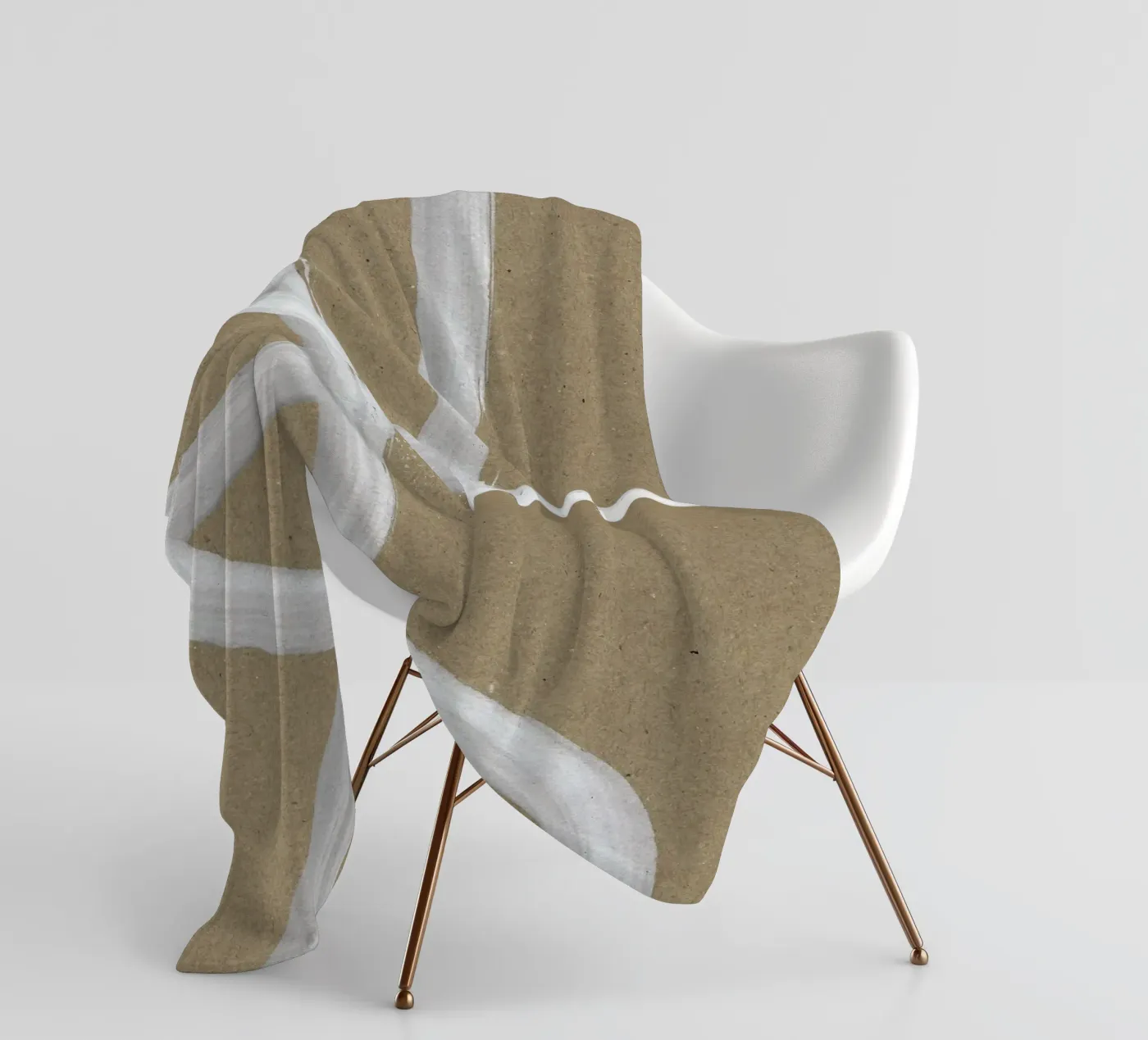 Abstract Intertwining Lines fleece blanket by Santhosh CH