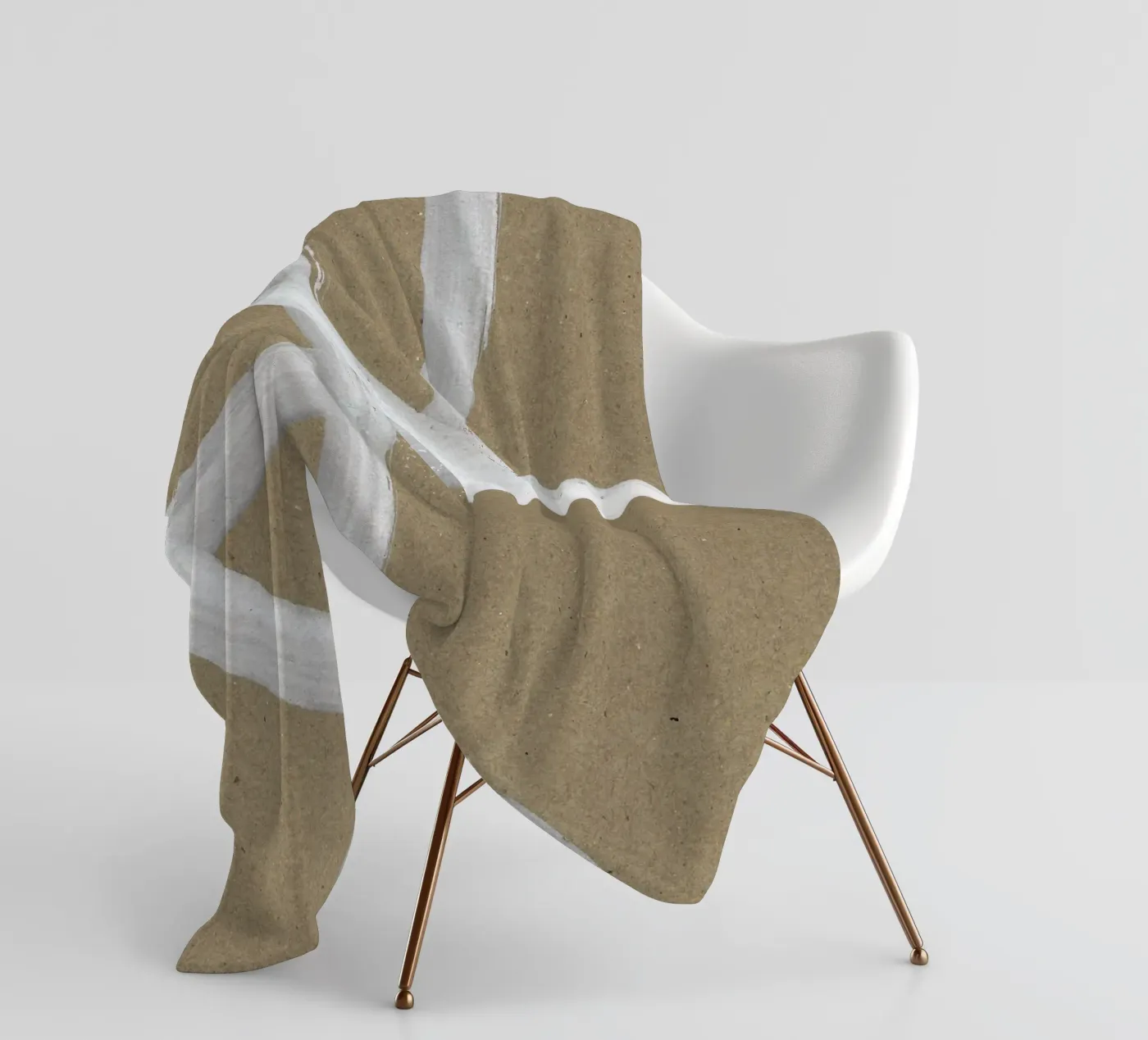 Abstract Intertwining Lines fleece blanket by Santhosh CH