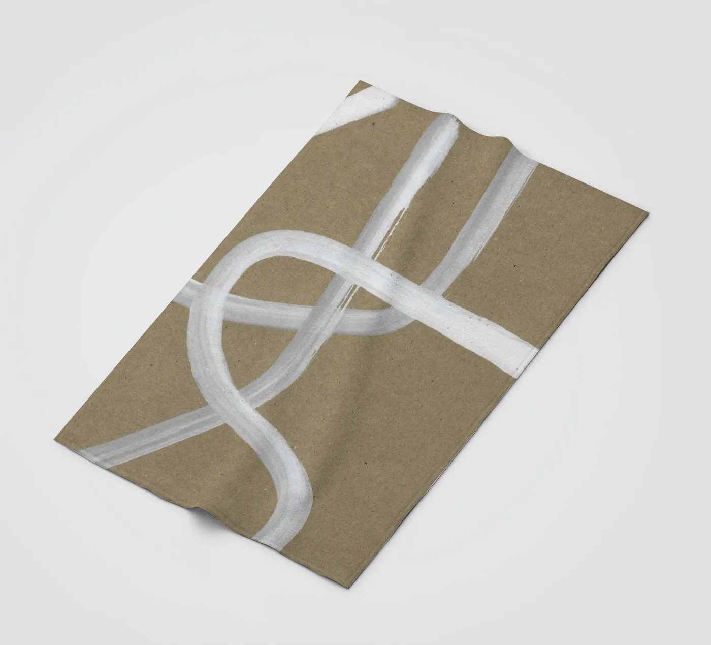 Abstract Intertwining Lines fleece blanket by Santhosh CH