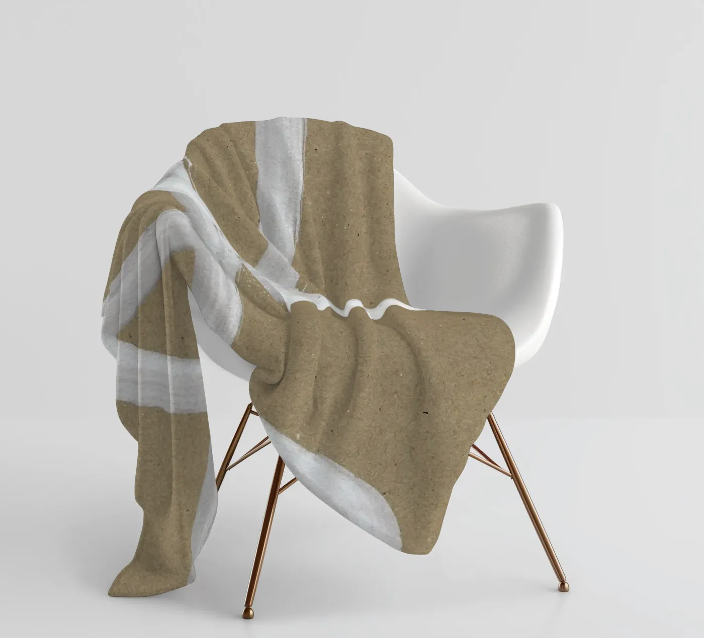 Abstract Intertwining Lines fleece blanket by Santhosh CH