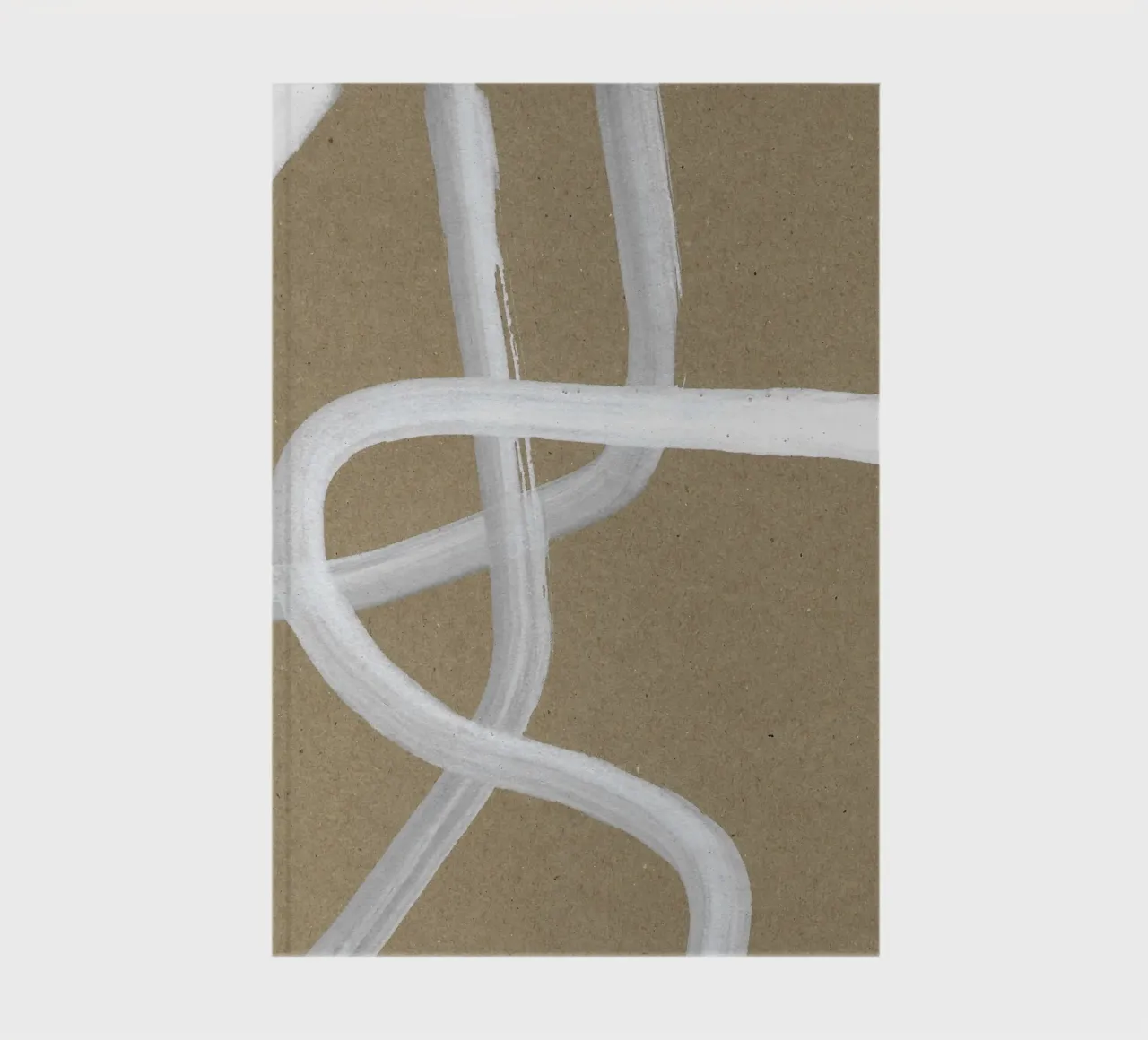 Abstract Intertwining Lines notebook by Santhosh CH