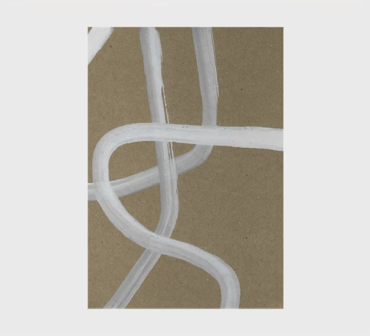 Abstract Intertwining Lines notebook by Santhosh CH