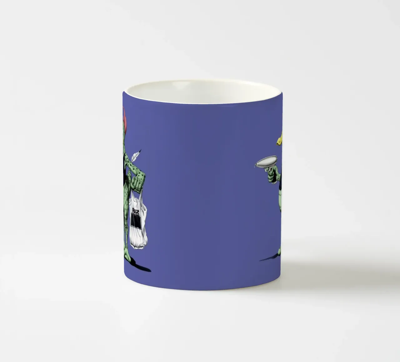 Space duck (Coloured) tazza in ceramica da Rob Art | Illustration