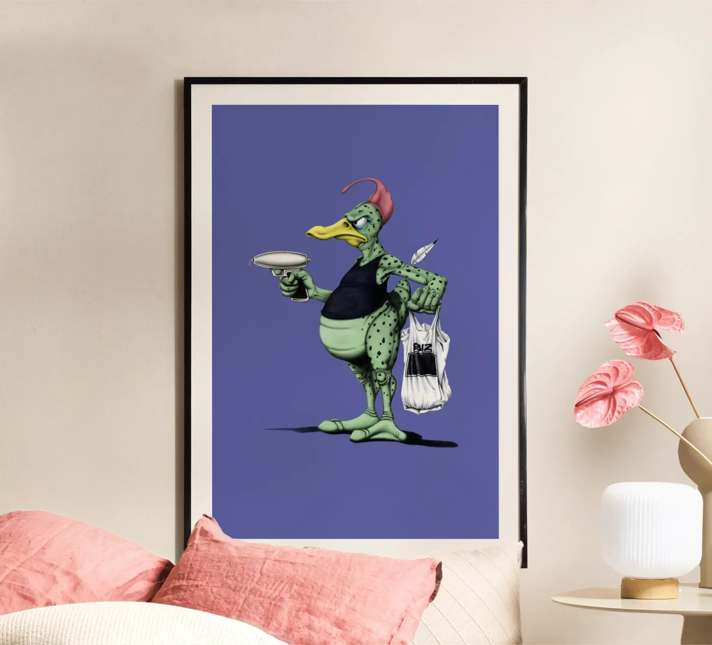 Space duck (Coloured) poster da Rob Art | Illustration