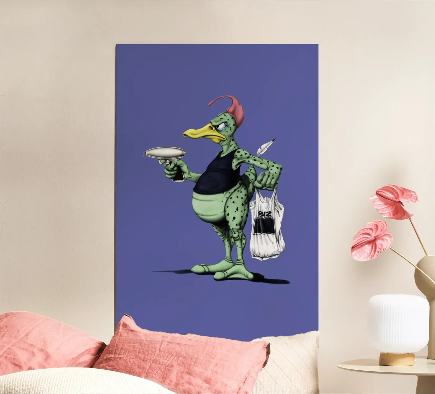 Space duck (Coloured) poster da Rob Art | Illustration