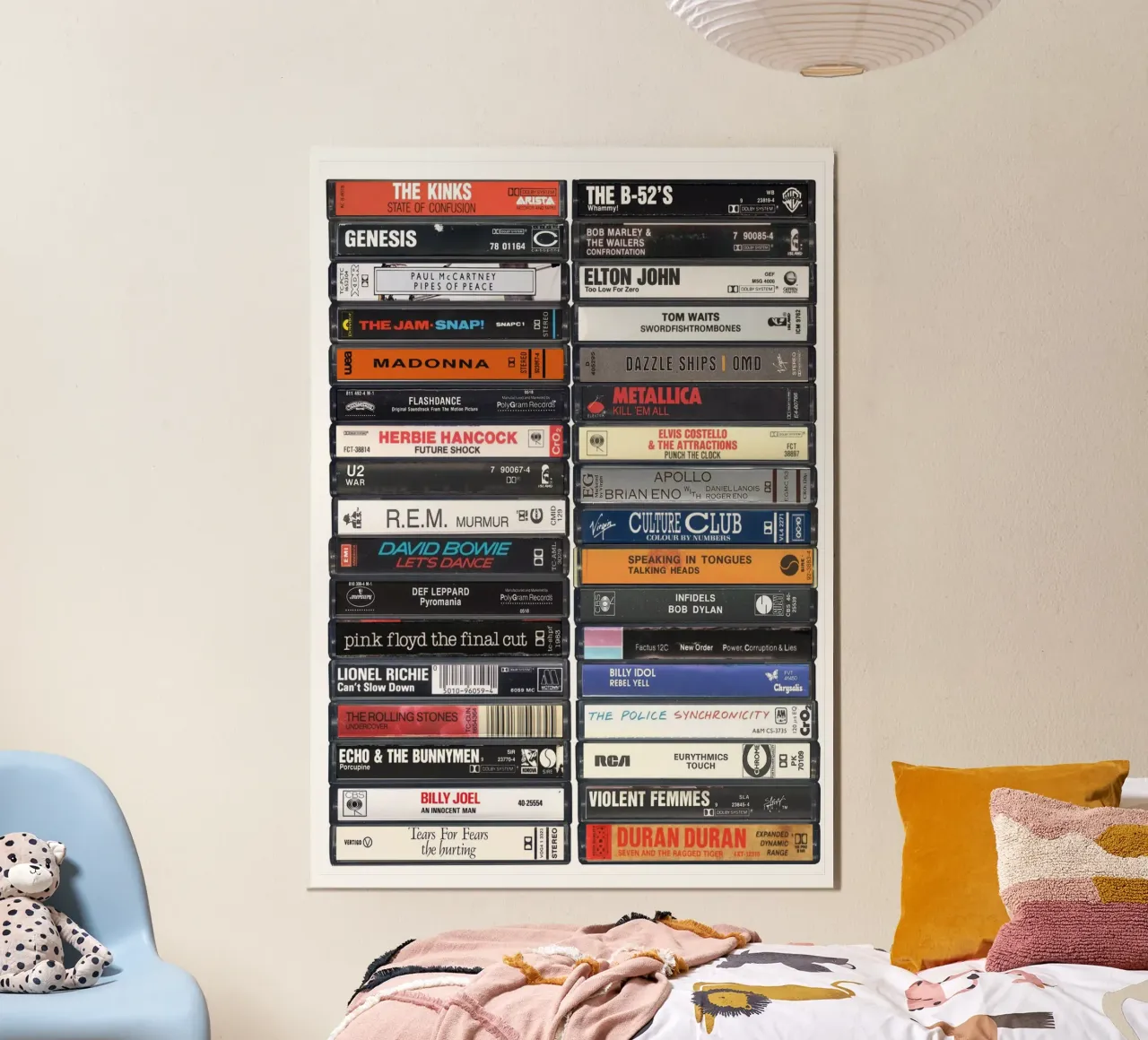 Musica del 1983 - Idea regalo per il 42° compleanno - Nati nel 1983 - Anni 80 poster da MrMustardPrints