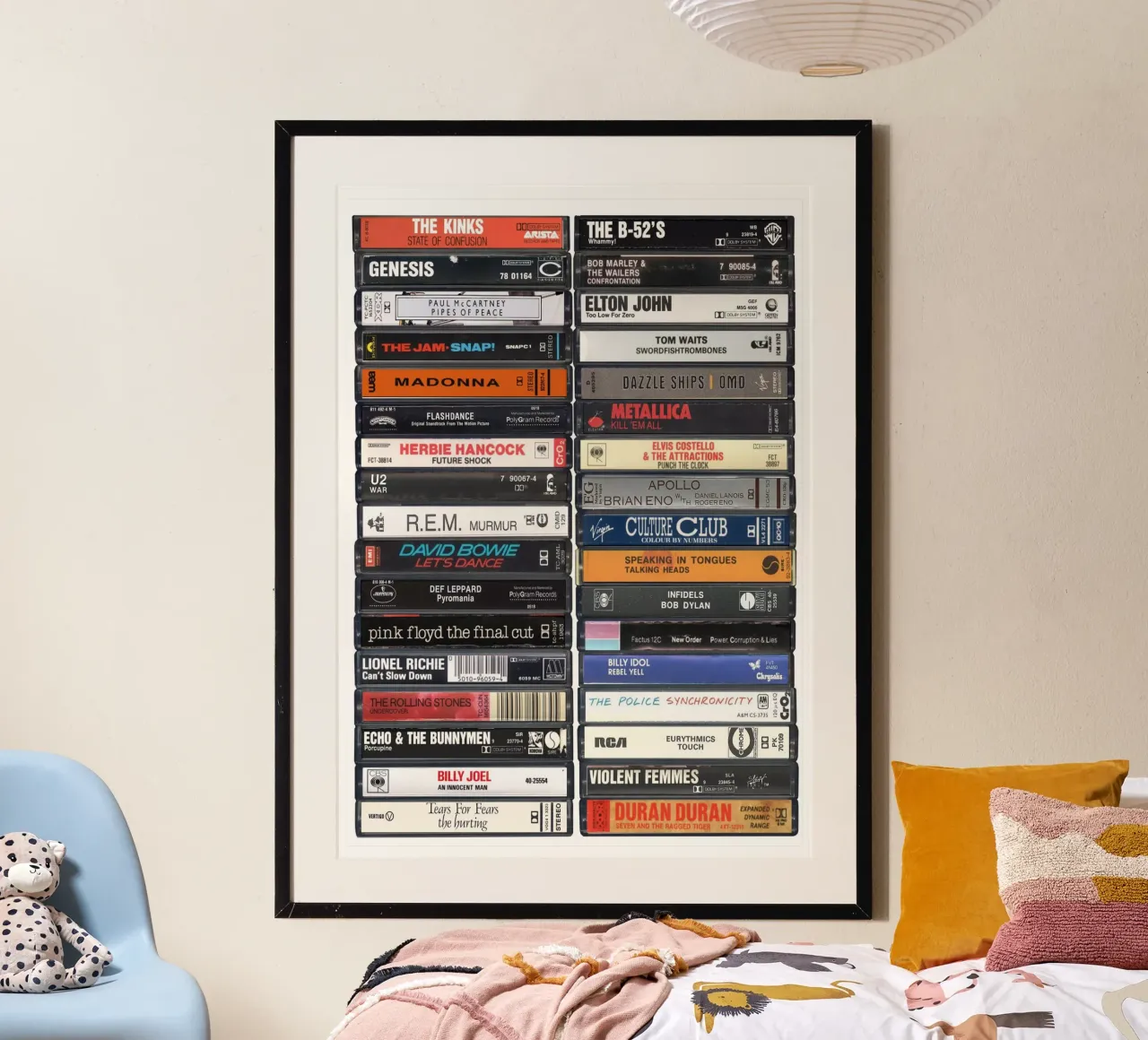 Musica del 1983 - Idea regalo per il 42° compleanno - Nati nel 1983 - Anni 80 poster da MrMustardPrints