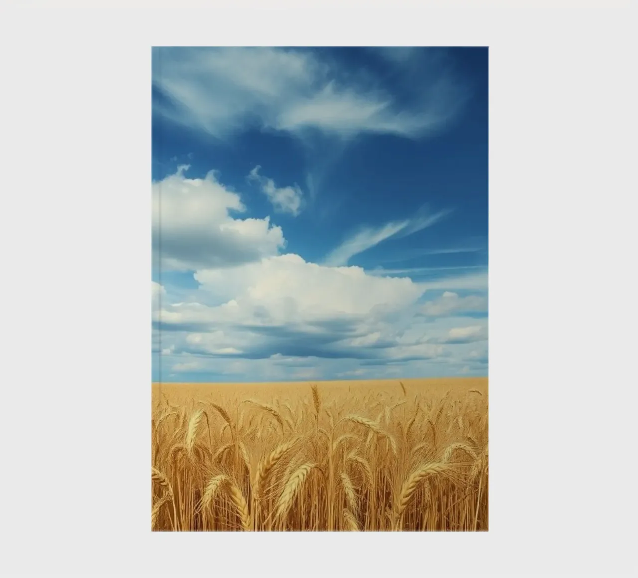 Golden Fields of Summer notebook by Artistic-shop