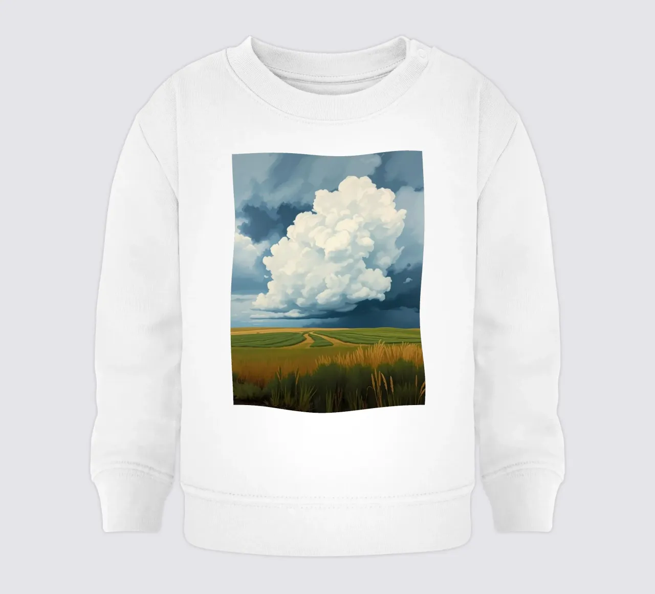 Il cielo imponente: Una sentinella della prateria felpa neonato da Artistic-shop