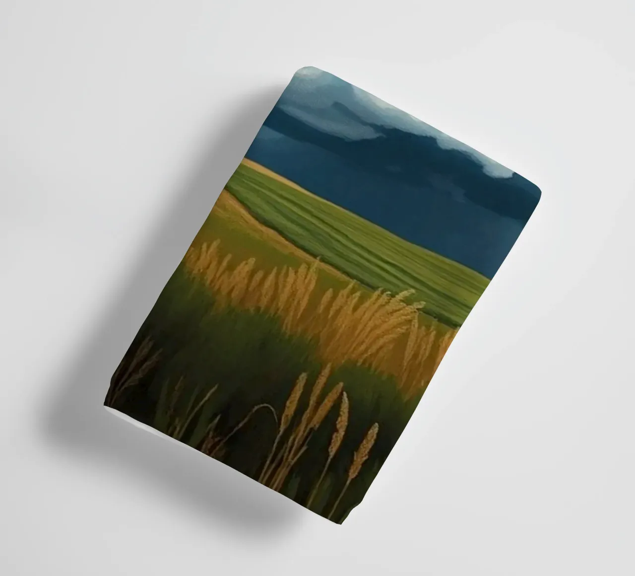 The Imposing Sky: A Prairie Sentinel towel by Artistic-shop