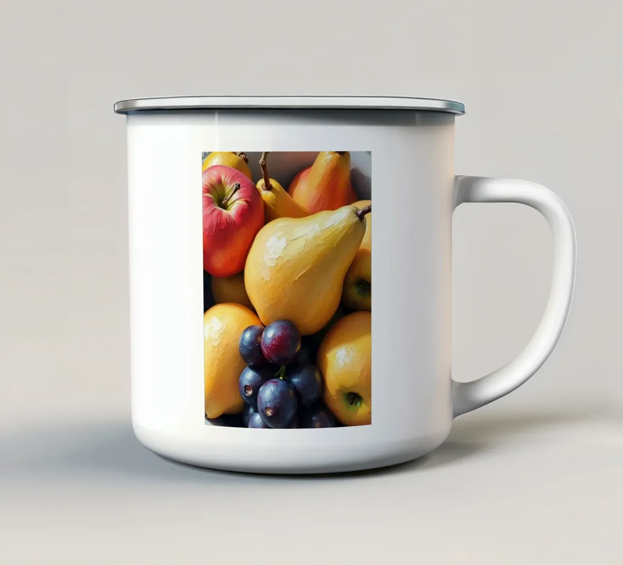 Un vivace raccolto autunnale tazza in smalto da Artistic-shop